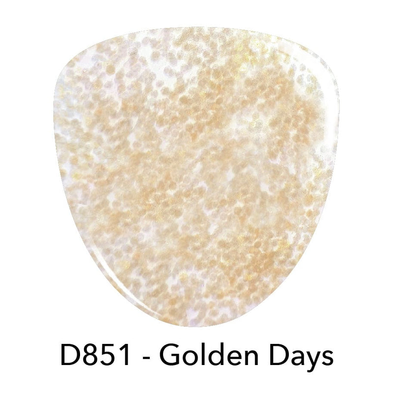 Dip Powder D851 Golden Days Gold Glitter Dip Powder