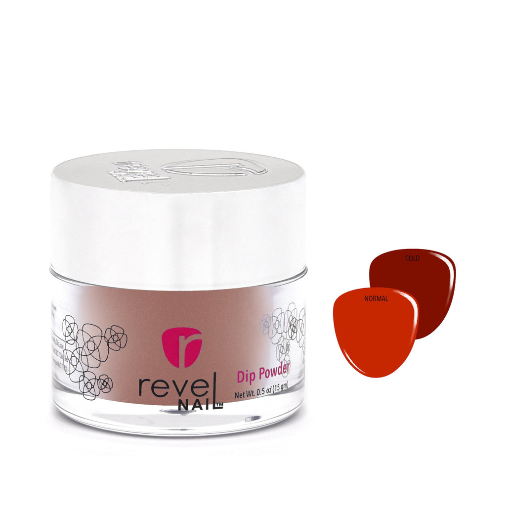 D853 Candy Apple Red Creme Dip Powder – Revel Nail