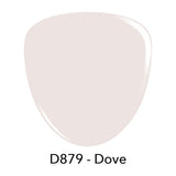 Dip Powder D879 Dove Gray Creme Dip powder Pro Product 2 oz