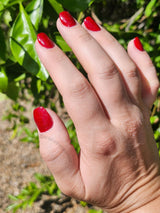 Dip Powder D896 Siren Red Glitter Dip Powder