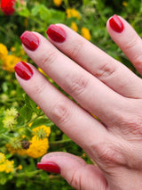 Dip Powder D896 Siren Red Glitter Dip Powder