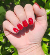 Dip Powder D896 Siren Red Glitter Dip powder Pro Product 2 oz