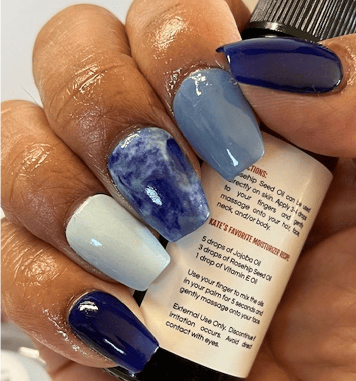 Dip Powder D919 Sonic Blue Creme Dip Powder