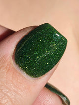 Dip Powder D924 Evergreen Green Glitter Dip Powder