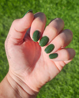 Dip Powder D924 Evergreen Green Glitter Dip powder Pro Product 2 oz