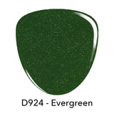 Dip Powder D924 Evergreen Green Glitter Dip powder Pro Product 2 oz