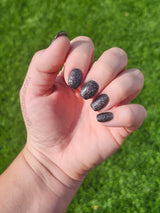 Dip Powder D957 Metropolitan Black Glitter Dip Powder