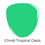 Dip Powder G1446 Tropical Oasis Teal Gel Polish