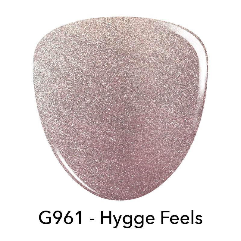 Dip Powder G961 Hygge Feels Pink Shimmer Gel Polish