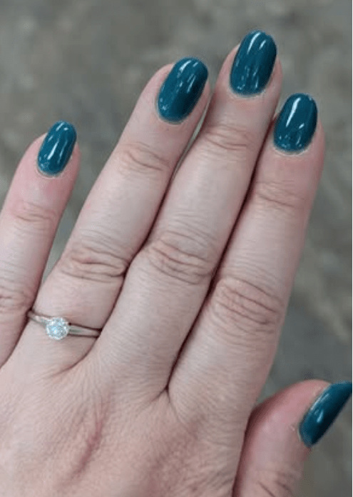 Dip Powder GC8 Electric Blue Glow Dip Powder 0.5 oz jar