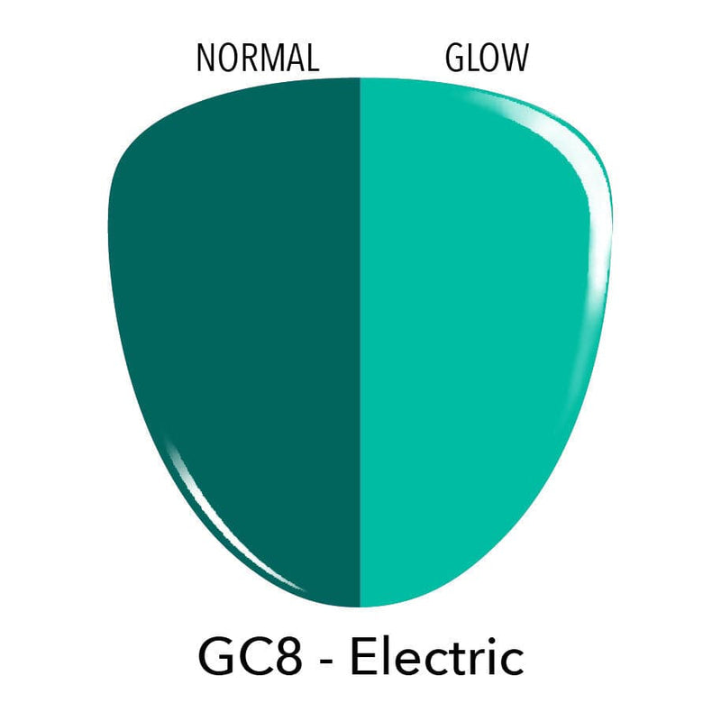 Dip Powder GC8 Electric Blue Glow Dip Powder