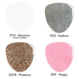 Dip Powder Glitter Glam | Four Color Dip Powder Starter Kit