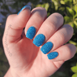 Dip Powder HC1 New World Blue Glitter Dip Powder 0.5 oz jar