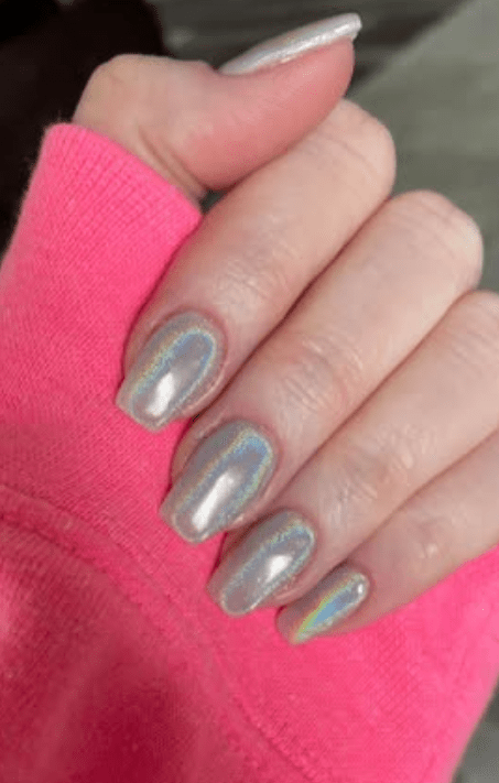 Dip Powder HC3 Elixir Silver Glitter Dip Powder 0.5 oz jar