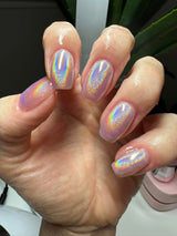 Dip Powder HC3 Elixir Silver Glitter Dip Powder 0.5 oz jar