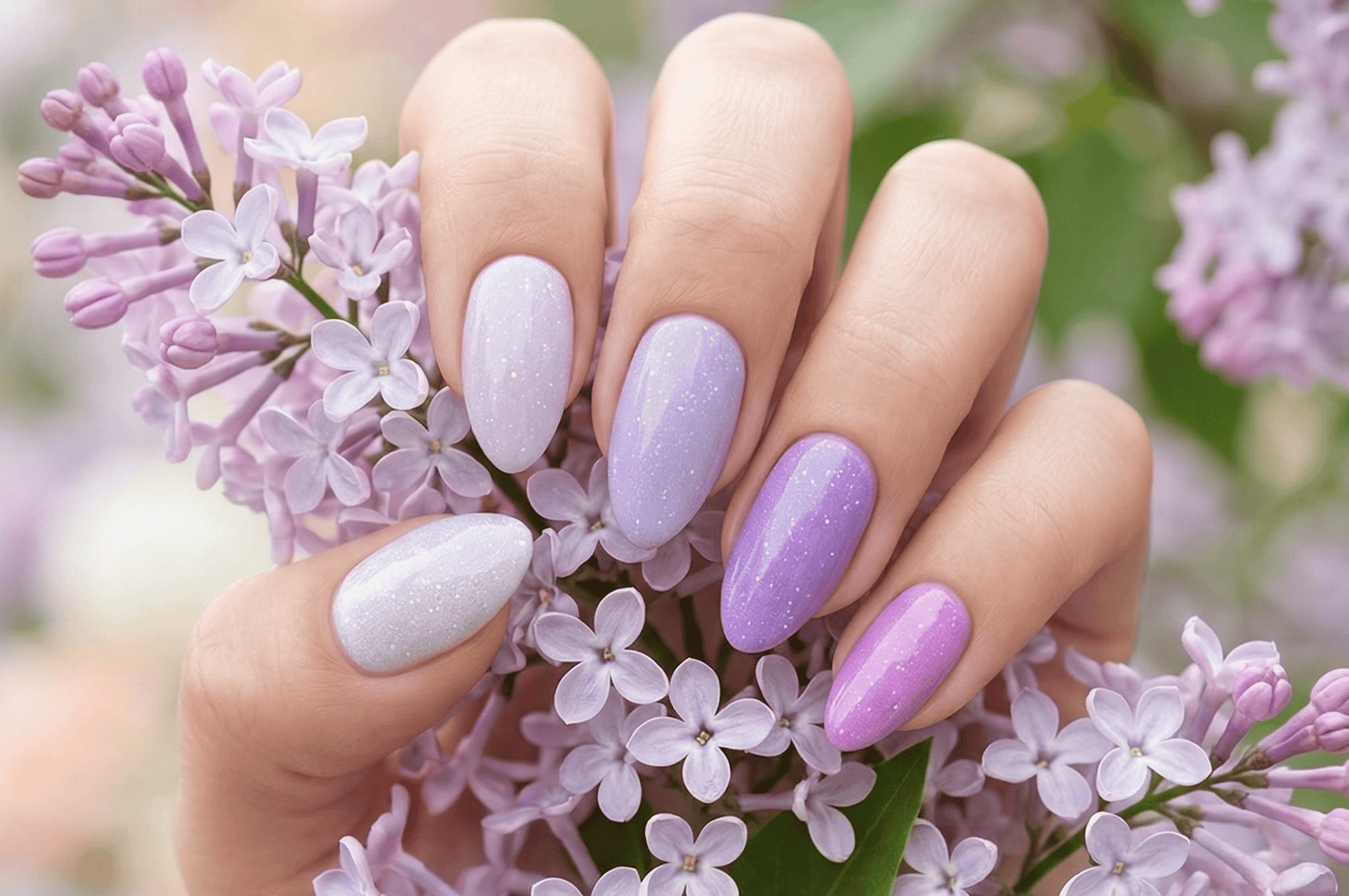 Dip Powder Lilac Lineup | Dip Powder Tonal Set
