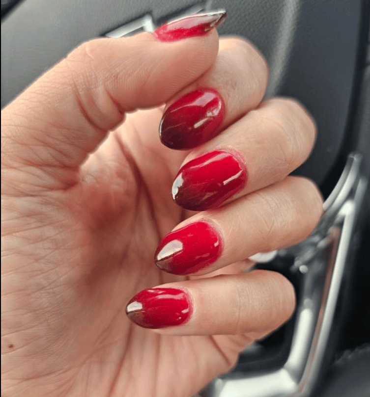 Dip Powder MC25 Portia Red Crème Dip Powder 0.5 oz jar