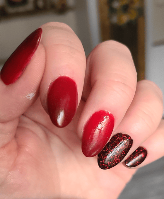 Dip Powder MC25 Portia Red Crème Dip Powder 0.5 oz jar