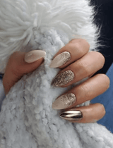 Dip Powder MR1 Trophy Gold Glitter Dip Powder 0.5 oz jar