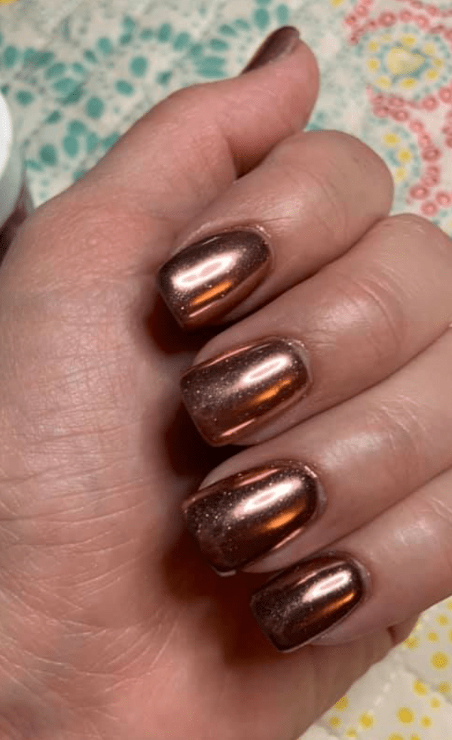 MR5 Crown Rose Gold Glitter Dip Powder – Revel Nail