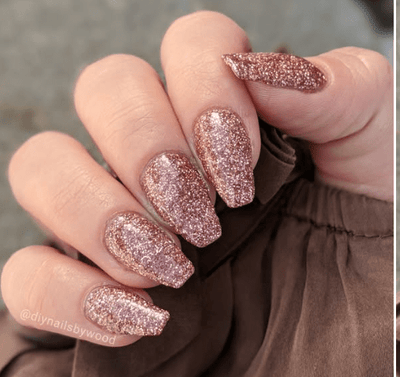MR5 Crown Rose Gold Glitter Dip Powder – Revel Nail