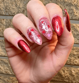 Dip Powder MR6 Supreme Red Glitter Dip Powder