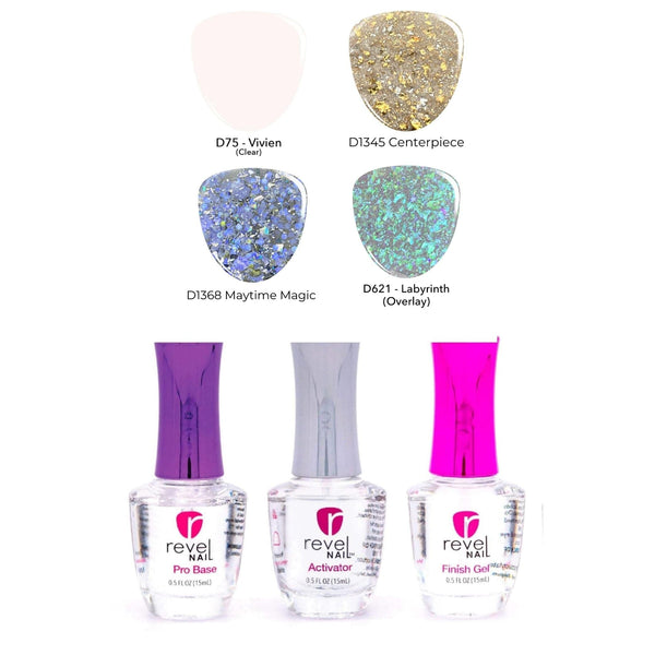 Dip Powder Our Take On Flake | Four Color Dip Powder Starter Kit