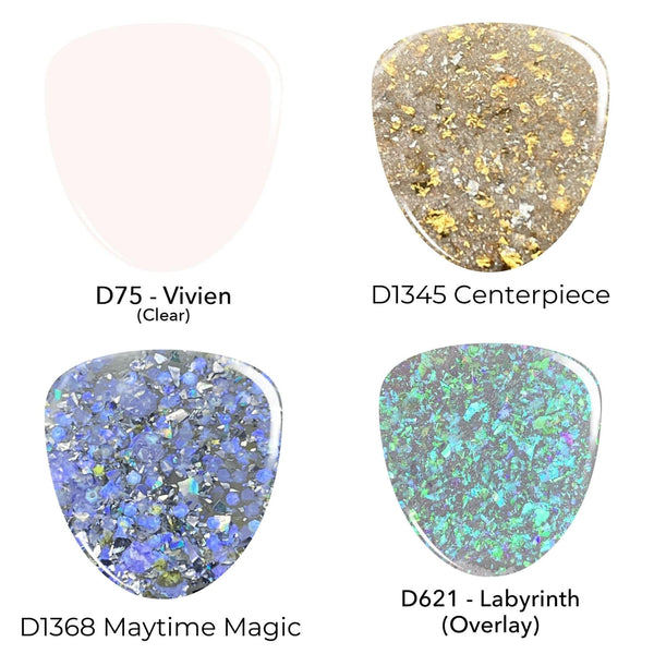 Dip Powder Our Take On Flake | Four Color Dip Powder Starter Kit