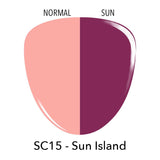 Dip Powder SC15 Sun Island Peach Crème Dip Powder