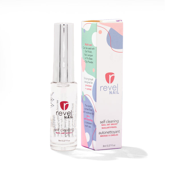 Dip Powder Self-Cleaning Nail Art Design Brush