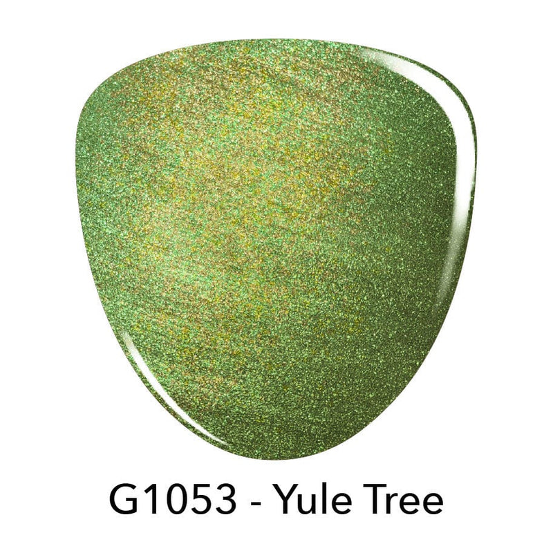 Gel Polish G1053 Yule Tree Green Shimmer Gel Polish