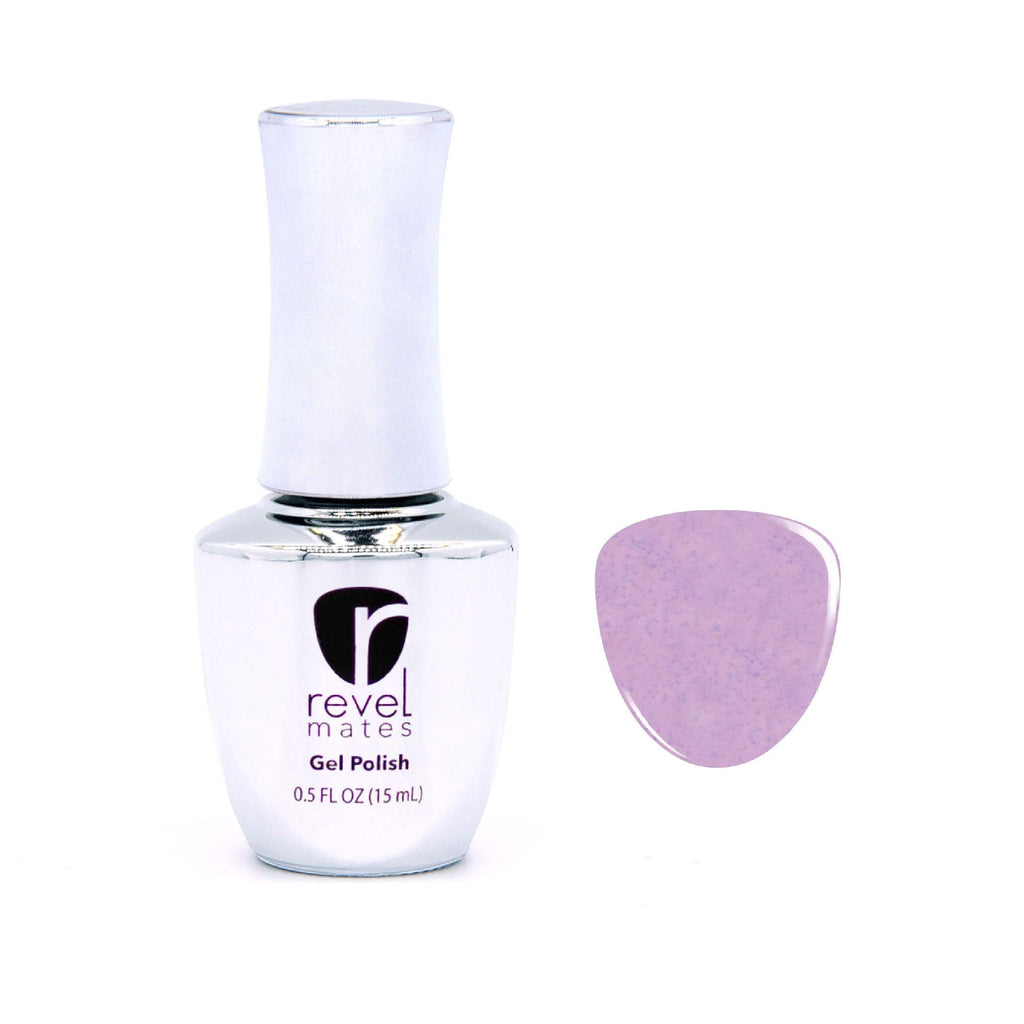 G1075 Cameo Purple Glitter Gel Polish Revel Nail