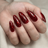 Gel Polish G1579 Black Ruby Glitter Gel Polish