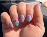 Gel Polish G783 Par-Tea Time Purple Glitter Gel Polish