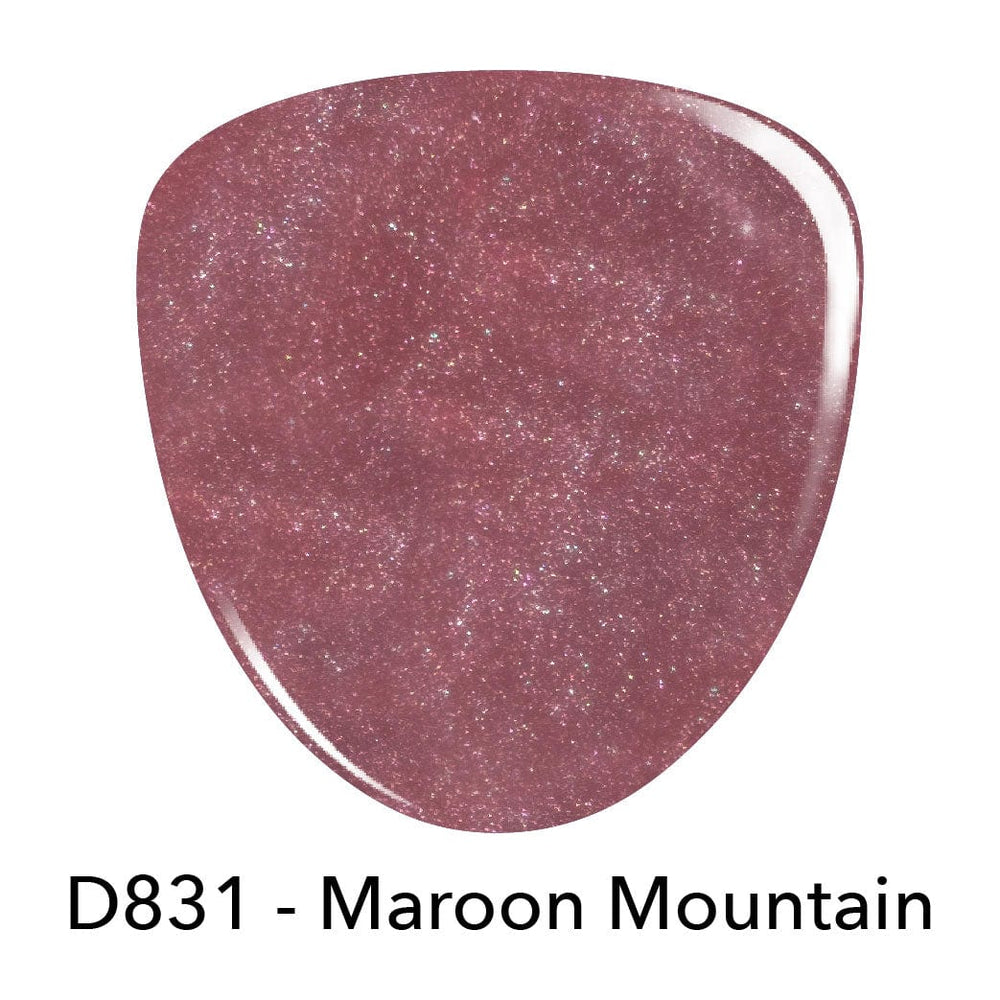 G831 Maroon Mountain Pink Shimmer Gel Polish – Revel Nail