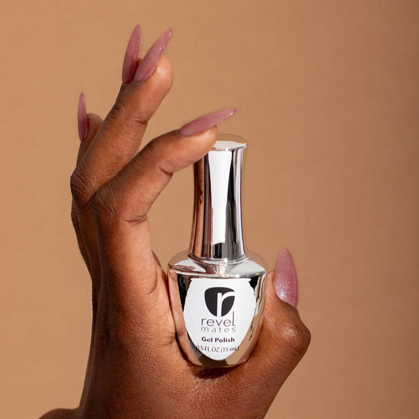 Gel Polish G831 Maroon Mountain Pink Shimmer Gel Polish