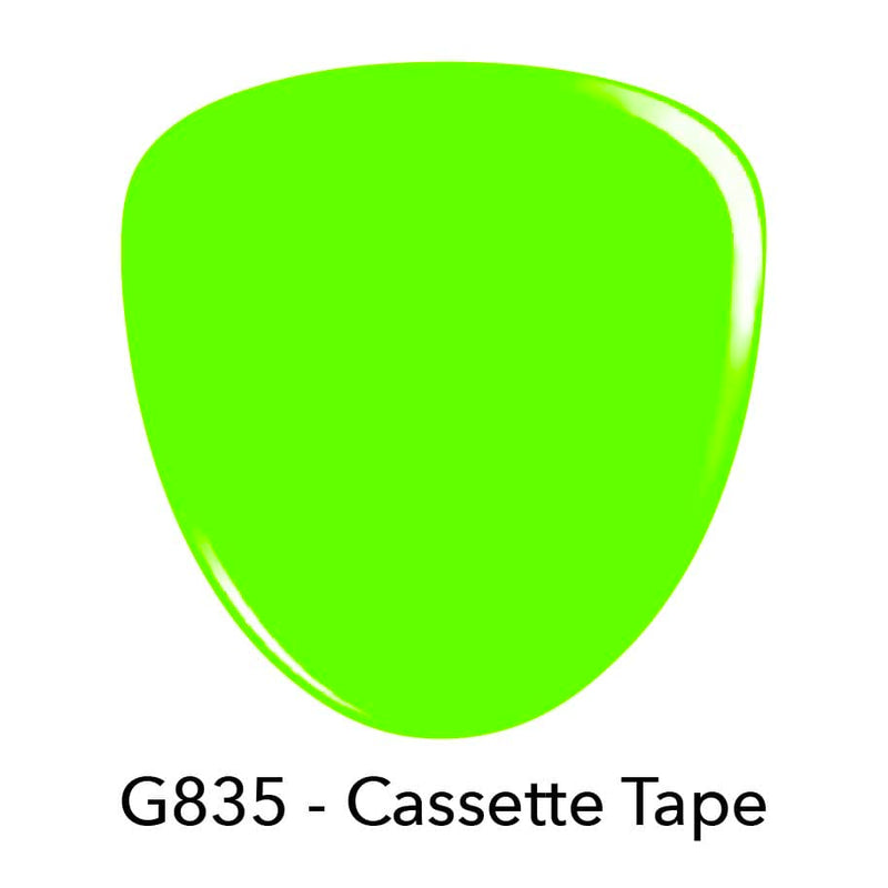 Gel Polish G835 Cassette Tape Green Creme Gel Polish