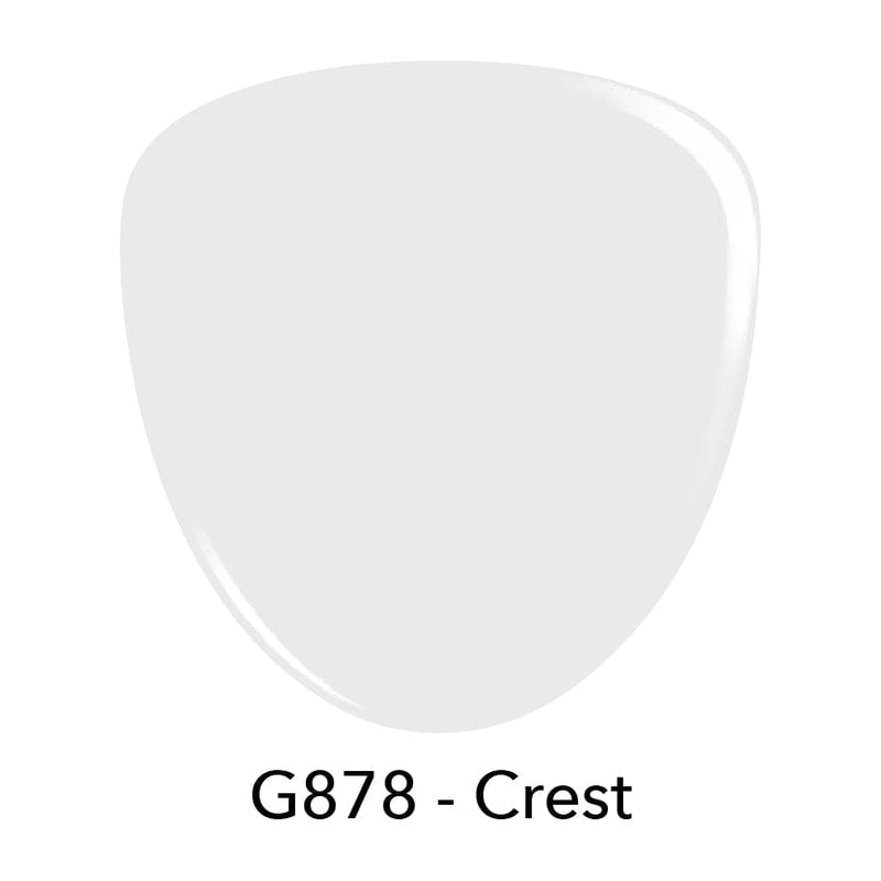Gel Polish G878 Crest White Creme Gel Polish