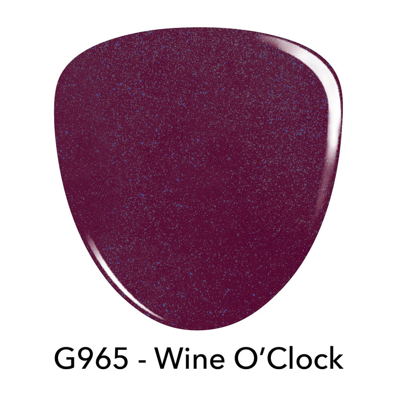 Gel Polish G965 Wine O'Clock Purple Shimmer Gel Polish