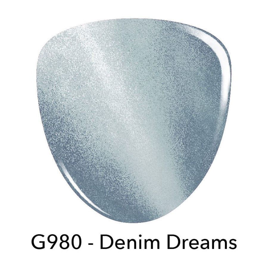 G980 Denim Dreams Blue 3D Cat Eye Magnetic Gel Polish