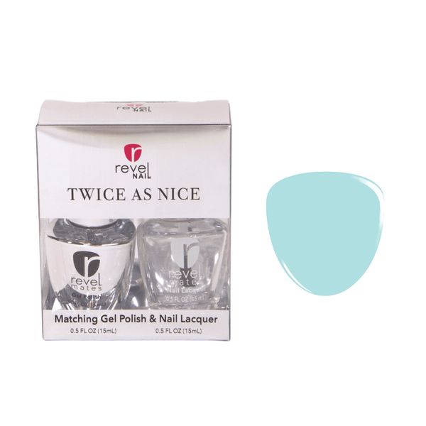 Gel Polish GPS2510 Fresh Air | Gel Polish + Nail Polish Duo Set