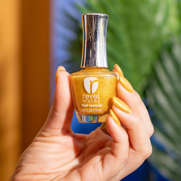 Nail Polish D799 Moroccan Lights Gold Glitter Nail Polish