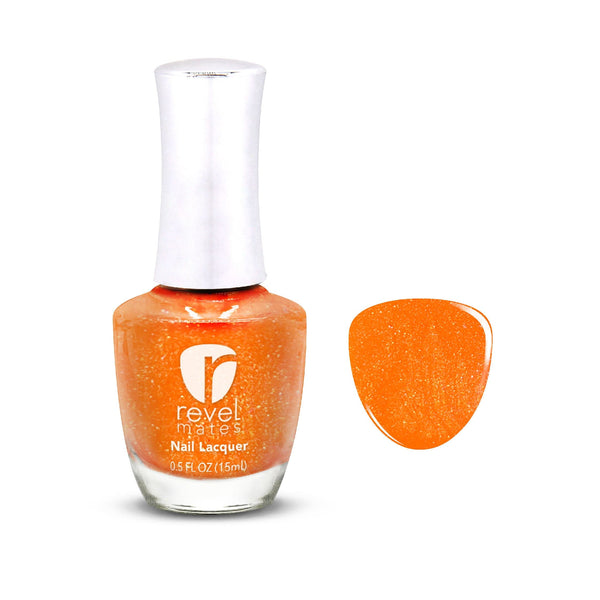 Nail Polish P788 Spilt Tea Orange Shimmer Nail Polish