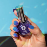 Nail Polish P872 Aurora Polaris Blue Flake Nail Polish