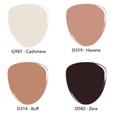 Nude Shades 4 Color Gel Polish Starter Kit