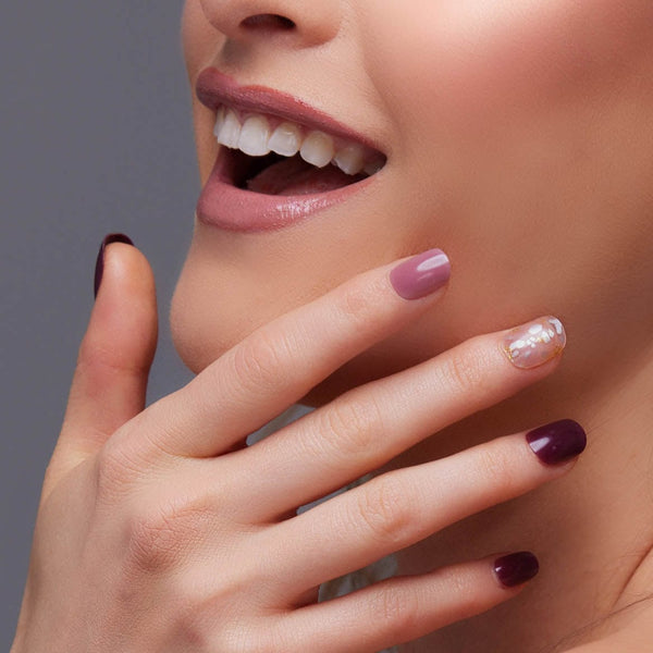 Press Ons Wine Tasting | Gloss Short Square Press-On Nails