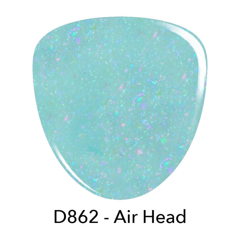 Dip Powder D862 Air Head Blue Flake Dip Powder