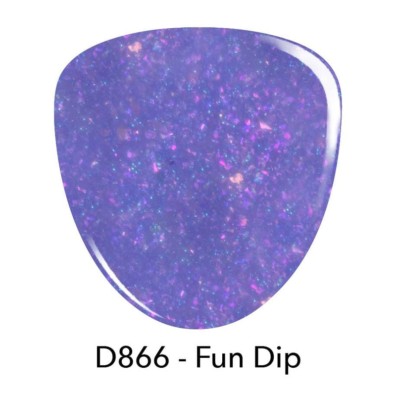 Dip Powder D866 Fun Dip Purple Flake Dip Powder