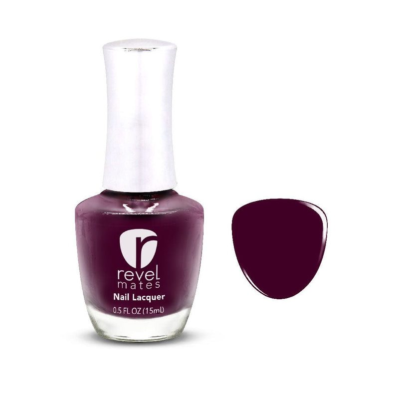 Sheer, grape-purple nail polish - PB Jelly Time - ella+mila