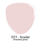 Revel Nail Dip Powder D71 Scarlett (Flawless Pink)